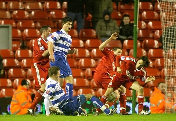 Controversial Penalty Call: Yossi Benayoun Fouls Shane Long in FA Cup Match between Liverpool and Reading