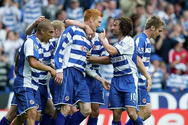 Dave Kitson is congratulated after setting up James Harpers winning goal