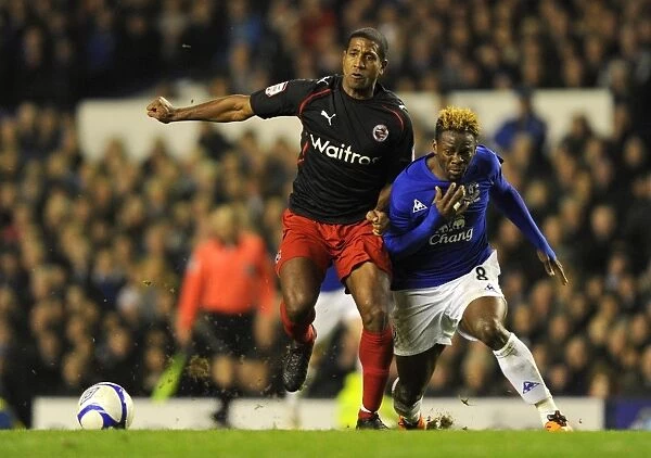 Fifth Round FA Cup Clash: Saha vs. Leigertwood - Everton vs. Reading: A Battle at Goodison Park