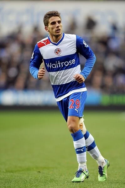 Filipe Morais in Action: Reading FC vs. West Bromwich Albion, Barclays Premier League, Madjeski Stadium (12-01-2013)