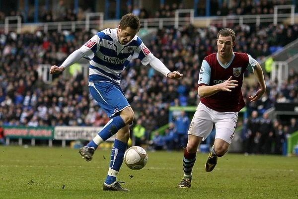 Gylfi Sigurdsson Scores the First Goal: Reading vs. Burnley in FA Cup Fourth Round at Madejski Stadium