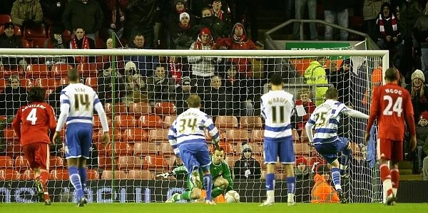 Gylfi Sigurdsson Scores the Penalty: Reading Shocks Liverpool in FA Cup Third Round Replay at Anfield