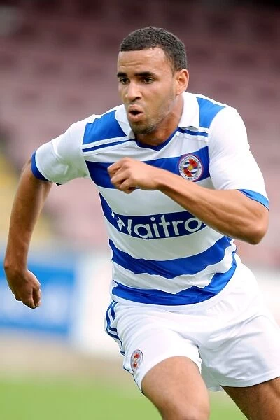 Hal Robson-Kanu in Action: A Thrilling Pre-Season Clash between Reading FC and Northampton Town