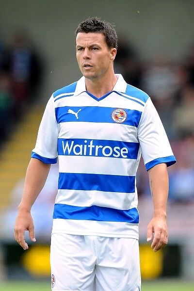 Ian Harte in Action: Reading FC's Exciting Pre-Season Clash Against Northampton Town