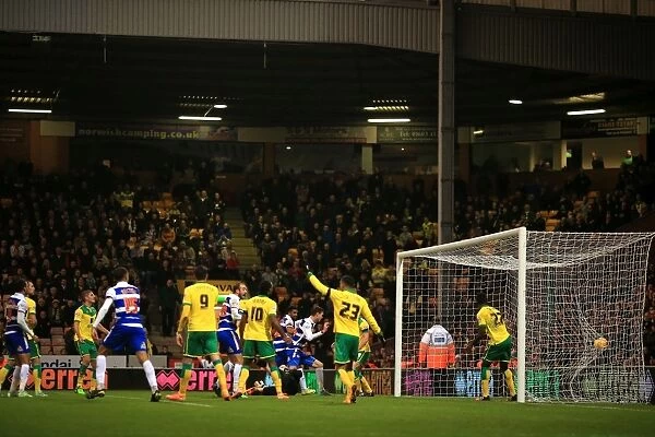 Jake Cooper Scores the Goal: Reading Takes a 2-1 Lead over Norwich City in Sky Bet Championship Match