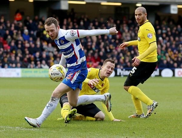 Jake Taylor in Action: Reading FC vs. Watford - Sky Bet Championship