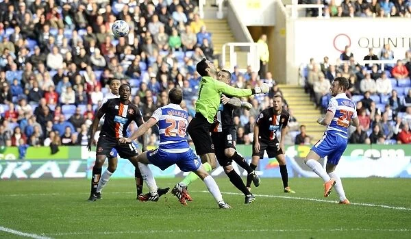 Jake Taylor Scores Reading's Second Goal Against Blackpool in Sky Bet Championship Match at Madejski Stadium