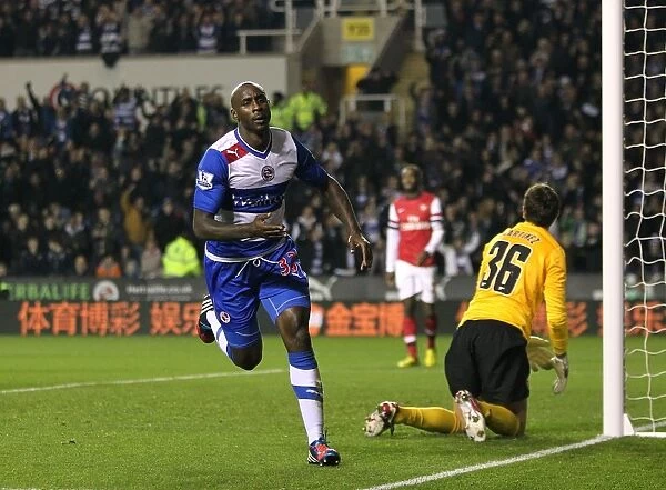 Jason Roberts Euphoric Moment: Scoring the First Goal Against Arsenal in Reading's Capital One Cup Victory (October 30, 2012)