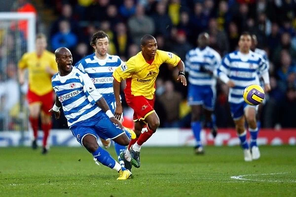 Leroy Lita plays a through ball and is fouled