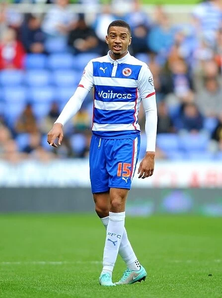 Michael Hector in Action: Reading FC vs Derby County, Sky Bet Championship at Madejski Stadium