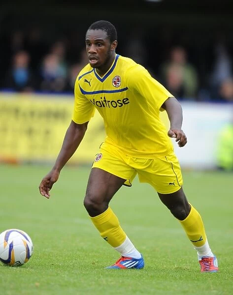 Michail Antonio in Action: Reading FC vs. AFC Wimbledon at The Cherry Red Records Stadium