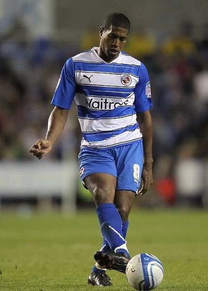 Mikele Leigertwood in Action: Reading vs. Cardiff City - Npower Championship Play-Off Semi Final - First Leg