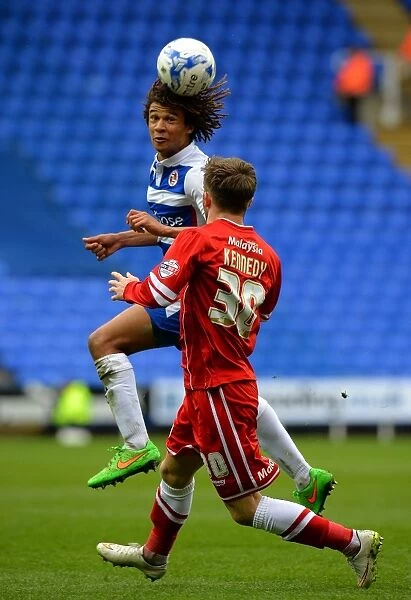 Nathan Ake Saves the Day: Heading Clear against Cardiff City (Sky Bet Championship) at Madejski Stadium