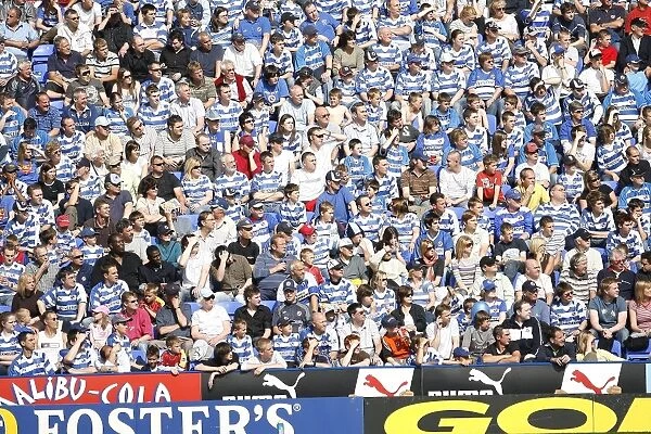 Reading Fans at the last home game of the season against Watford