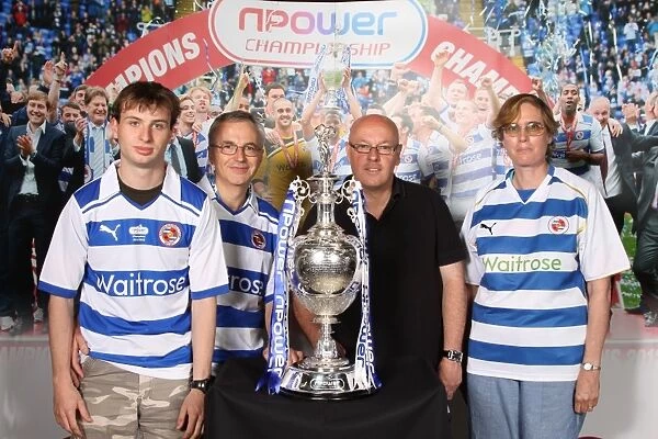 Reading FC 2012: Celebrating Championship Victory with Fans - The Unforgettable Trophy Photoshoot
