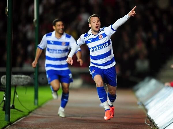 Reading FC: Le Fondre Scores Double - Celebrating Championship Victory at St. Mary's