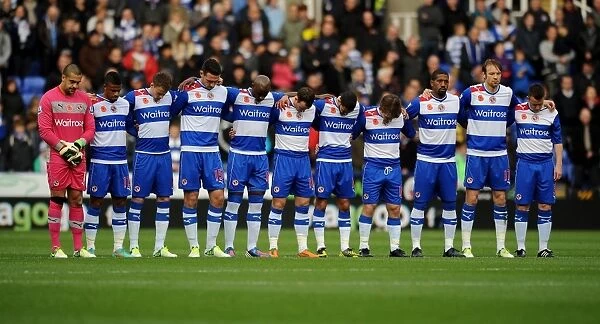 Reading FC: Moment of Silence at Madjeski Stadium during Reading vs. Norwich City (Barclays Premier League, 10-11-2012)