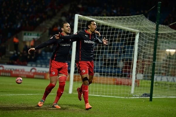 Reading FC: Nick Blackman and Hal Robson-Kanu Celebrate First Goal Against Huddersfield Town in FA Cup