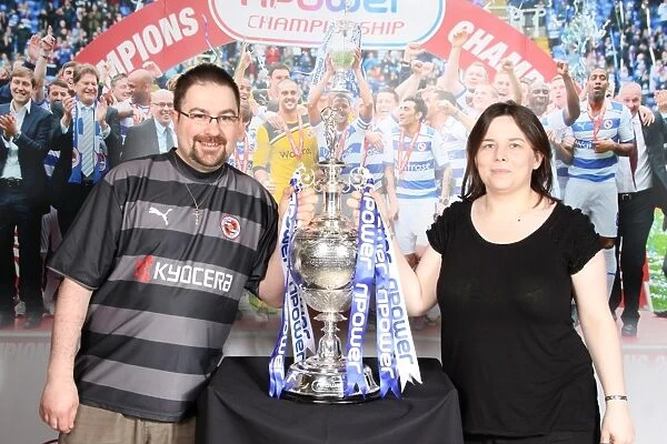 Reading FC's 2012 Championship Victory: A Memorable Fans Trophy Celebration Photoshoot