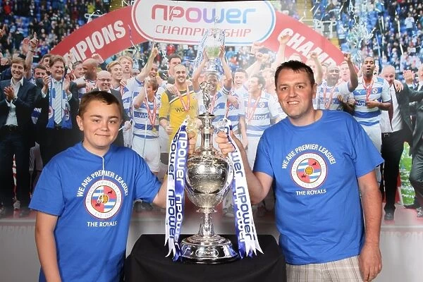 Reading FC's Championship Victory: Triumphant Reunion with the Trophy and Jubilant Fans (2012)