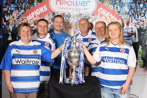 Reading FC's Championship Victory: Triumphant Reunion with the Trophy and Ecstatic Fans (2012)