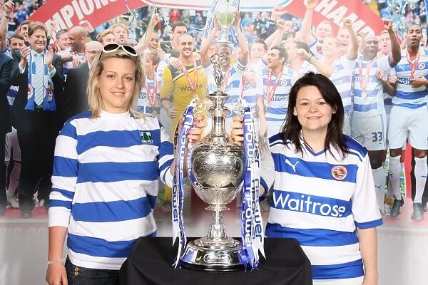 Reading FC's Championship Victory Celebration 2012: Triumphant Fans and the Championship Trophy