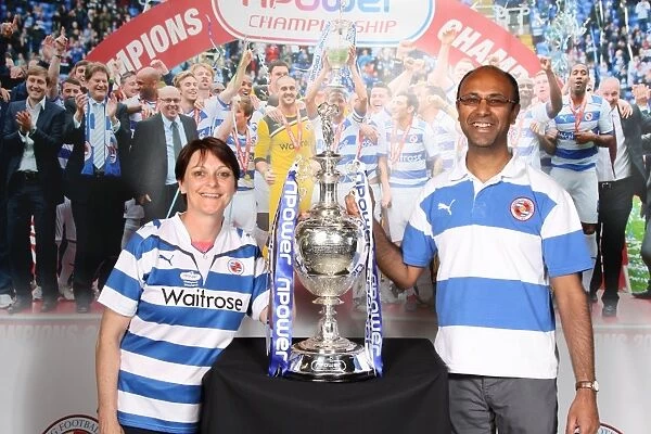 Reading FC's Glorious 2012 Championship Victory: The Unforgettable Fans Trophy Photoshoot