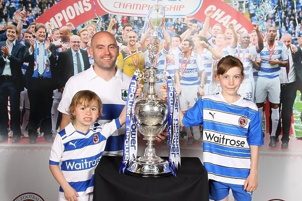 Reading FC's Glorious Moment: Unforgettable Fans Photoshoot with the 2012 Championship Trophy