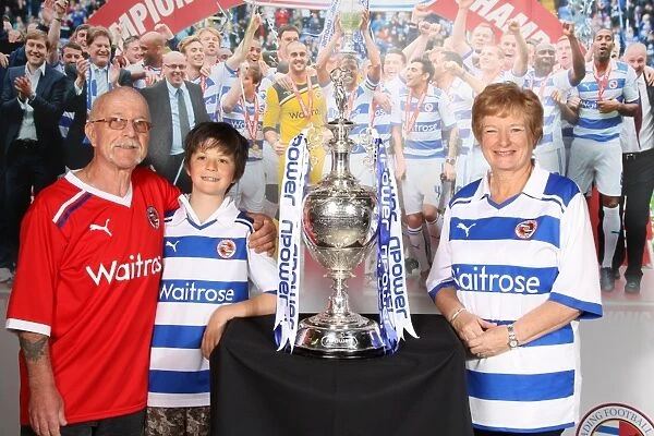 Reading FC's Triumphant 2012 Championship Victory: A Memorable Moment with Adoring Fans - Championship Trophy Celebration