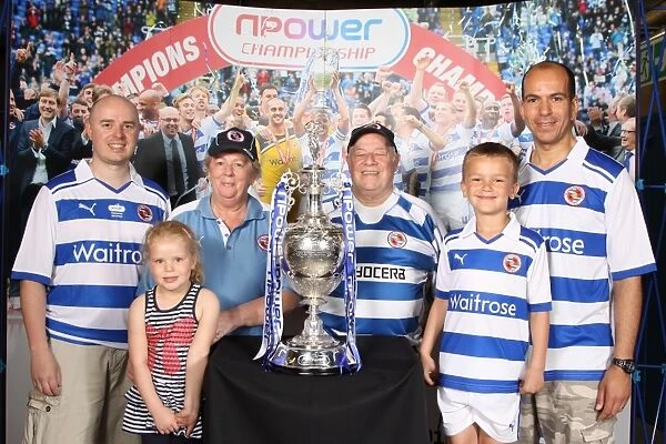 Reading FC's Triumphant Moment: 2012 Championship Winning Trophy and Fans Jubilant Reaction