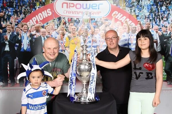 Reading FC's Unforgettable Championship Triumph: Celebrating with the 2012 Trophy