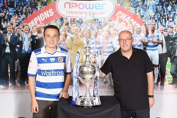 Reading FC's Unforgettable Championship Triumph: A Celebratory Photoshoot with the 2012 Championship Trophy