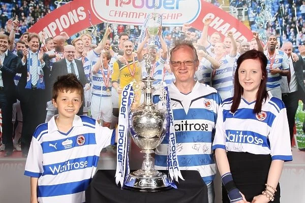 Reading FC's Unforgettable Championship Triumph: Celebrating with the 2012 Trophy