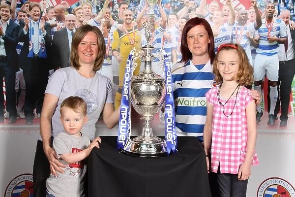 Reading FC's Unforgettable Championship Victory: Triumphant Fans Celebrate with the Trophy (2012)