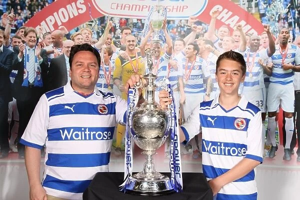 Reading FC's Unforgettable Championship Win: Triumphant Moments with the 2012 Championship Trophy