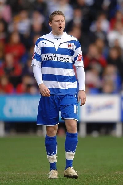Reading vs. West Bromwich Albion in the Championship: A Moment with Simon Church at Madejski Stadium