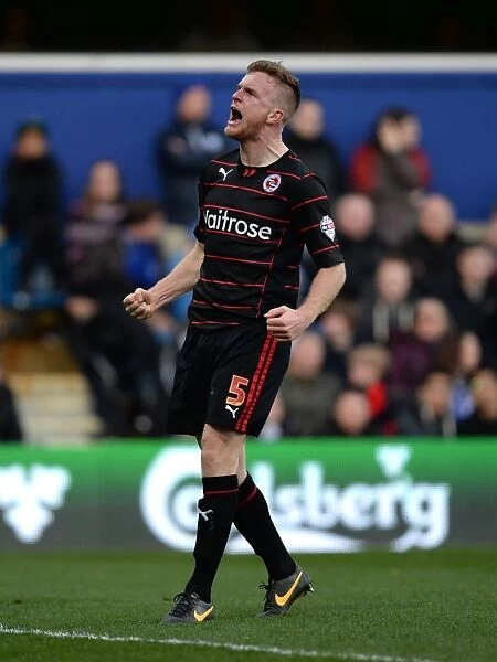Reading's Alex Pearce Scores Brace: Celebrating a Win against Queens Park Rangers in the Sky Bet Championship