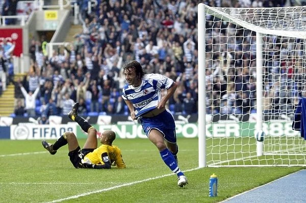Reading's Epic Comeback: Stephen Hunt's Thrilling Goal Over Everton (FA Barclays Premiership, 18th August 2007)