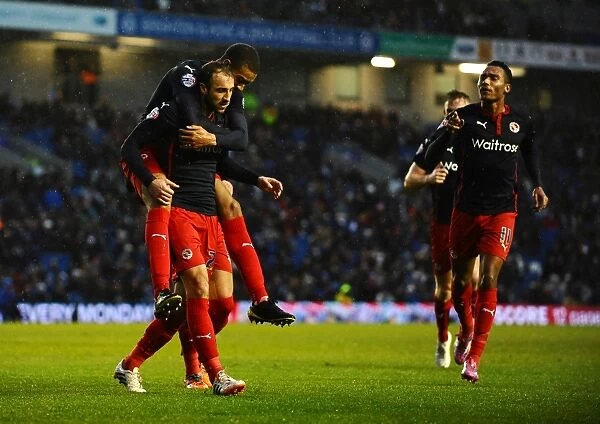 Reading's Glenn Murray Scores Brace: Securing Victory Against Brighton in Sky Bet Championship (The AMEX Stadium)