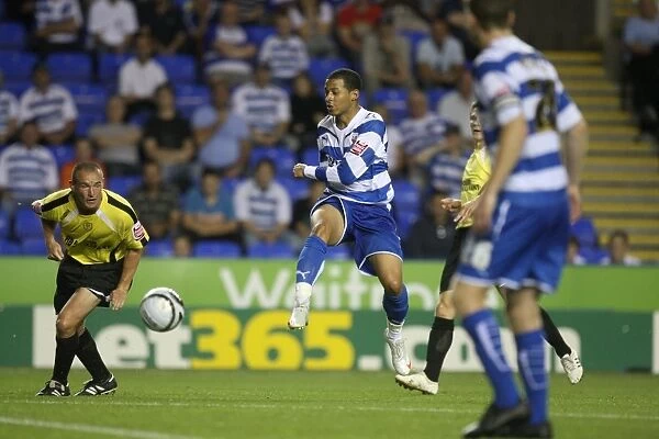 Reading's Liam Rosenior Goes for Glory: Carling Cup Shoot at Madejski Stadium