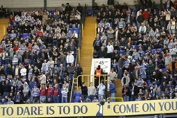 A Sea of Blue: Reading Fans at White Hart Lane during Spurs vs. Reading, FA Barclays Premiership (2007)