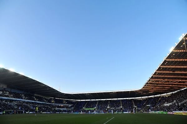 Sea of Supporters: Reading FC's Madejski Stadium during Npower Championship Match against Coventry City