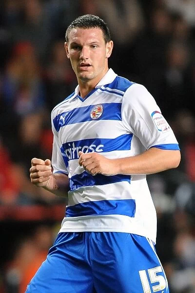 Sean Morrison in Action: Reading FC vs Charlton Athletic in Carling Cup