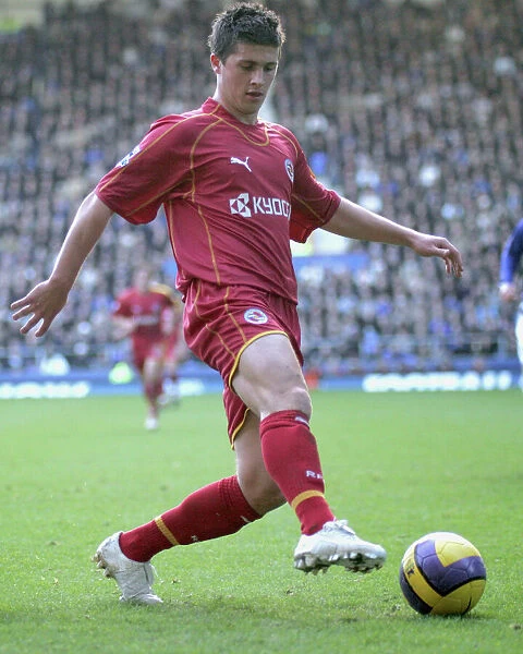 Shane Long's Action-Packed Performance: Everton vs. Reading, FA Barclays Premiership, 14th January 2007