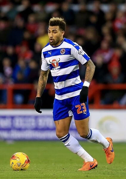 Showdown at City Ground: Danny Williams in Action for Reading against Nottingham Forest in Sky Bet Championship