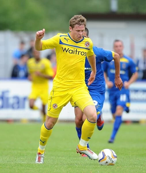 Simon Church in Action: Reading FC vs. AFC Wimbledon Pre-Season Friendly at The Cherry Red Records Stadium