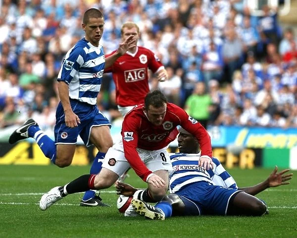 Sonko stops Rooney. Ibrahima Sonko stops Wayne Rooney on the edge of the box