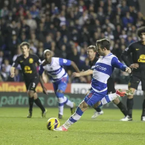 Adam Le Fondre Scores Penalty for Reading against Everton at Madjeski Stadium (November 17, 2012)