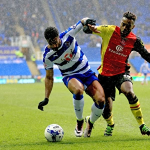 Battle for the Ball: McCleary vs. Maghoma - Intense Rivalry in the Sky Bet Championship Clash at Reading's Madejski Stadium