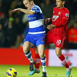 Battle for the Ball: Pearce vs. Ramirez, Southampton vs. Reading, Premier League (December 8, 2012)
